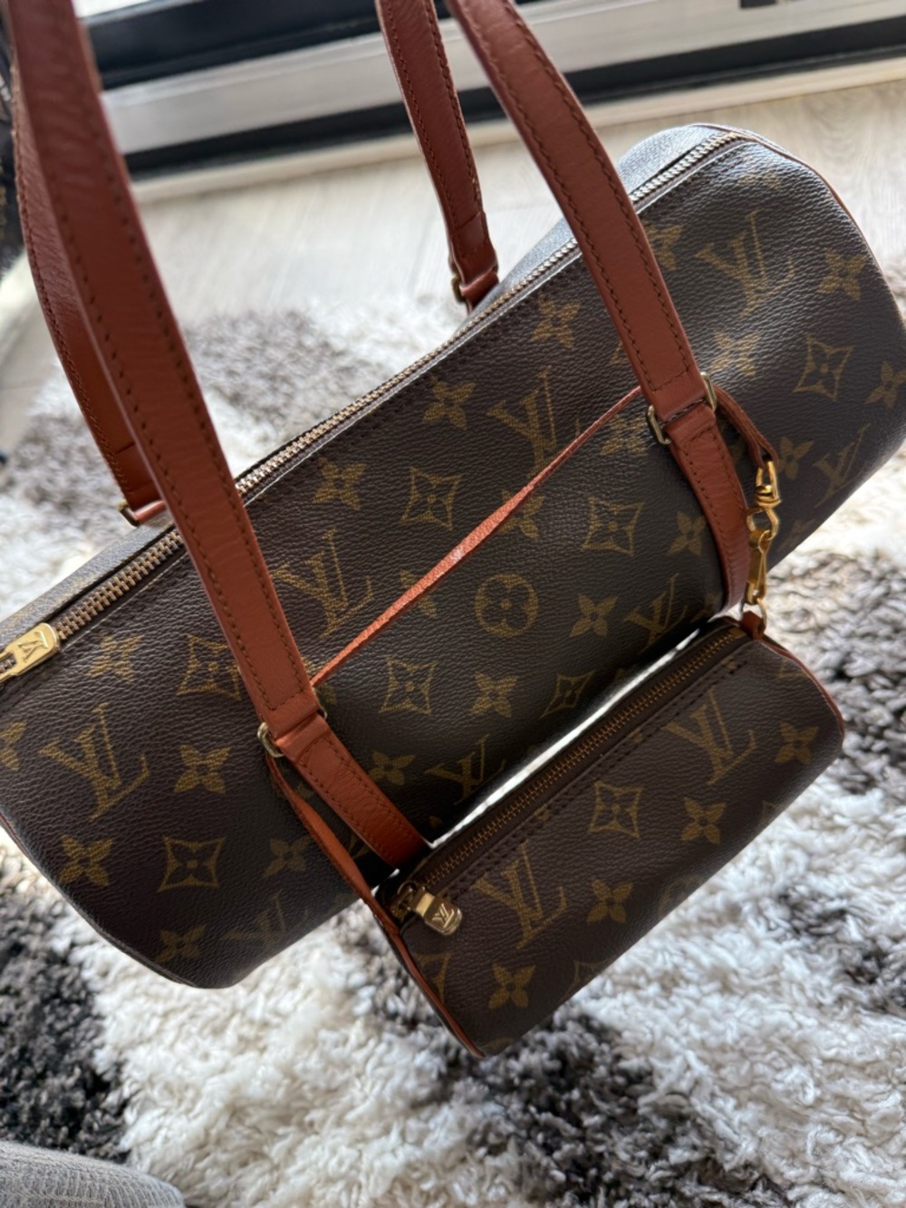 Authentic Preowned Louis Vuitton Monogram Papillon 30 With Mini Bag